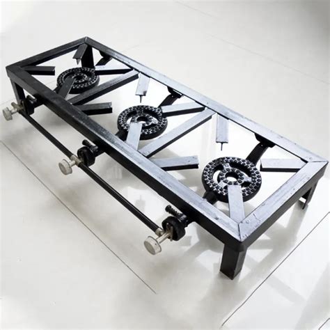 3 burner industrial gas stove